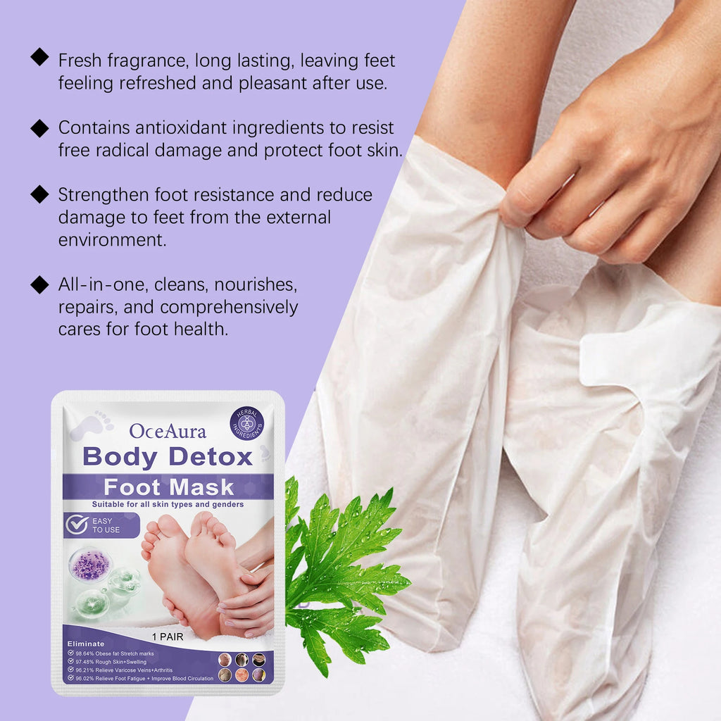Exfoliating Foot Mask Remove Dead Skin Soften Calluses Anti Cracked Moisturizing Foot Care Foot Peel Mask Socks Foot Skin Care Oasis Select