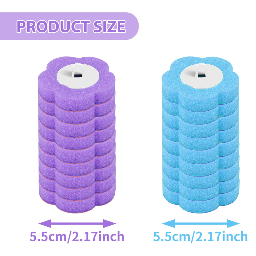 18/36Pcs Disposable Toilet Brush Wall Mounted Toilet Brush with Replacement Head Cleaning Set Home Bathroom WC Accessories Oasis Select D 36heads