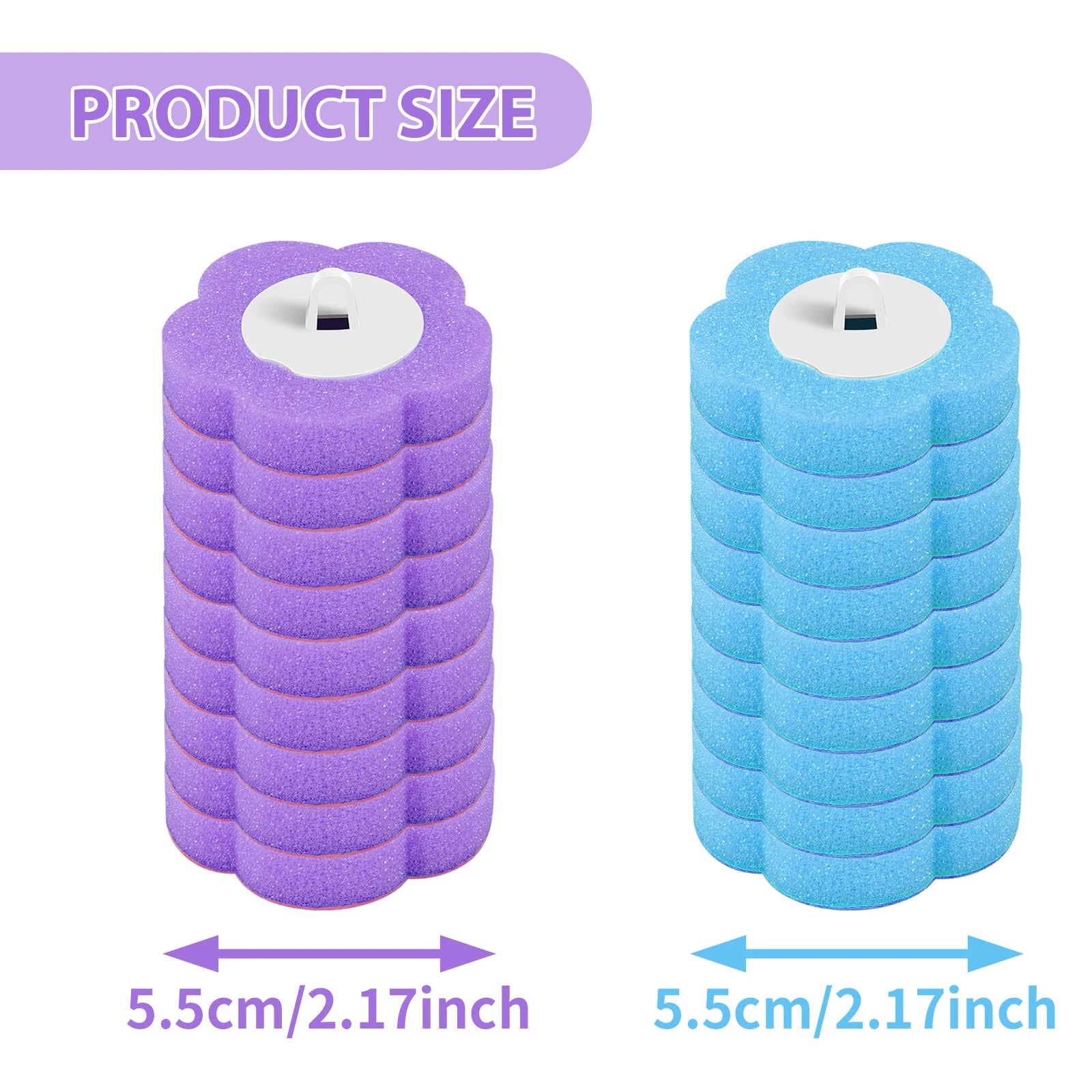 18/36Pcs Disposable Toilet Brush Wall Mounted Toilet Brush with Replacement Head Cleaning Set Home Bathroom WC Accessories Oasis Select D 36heads