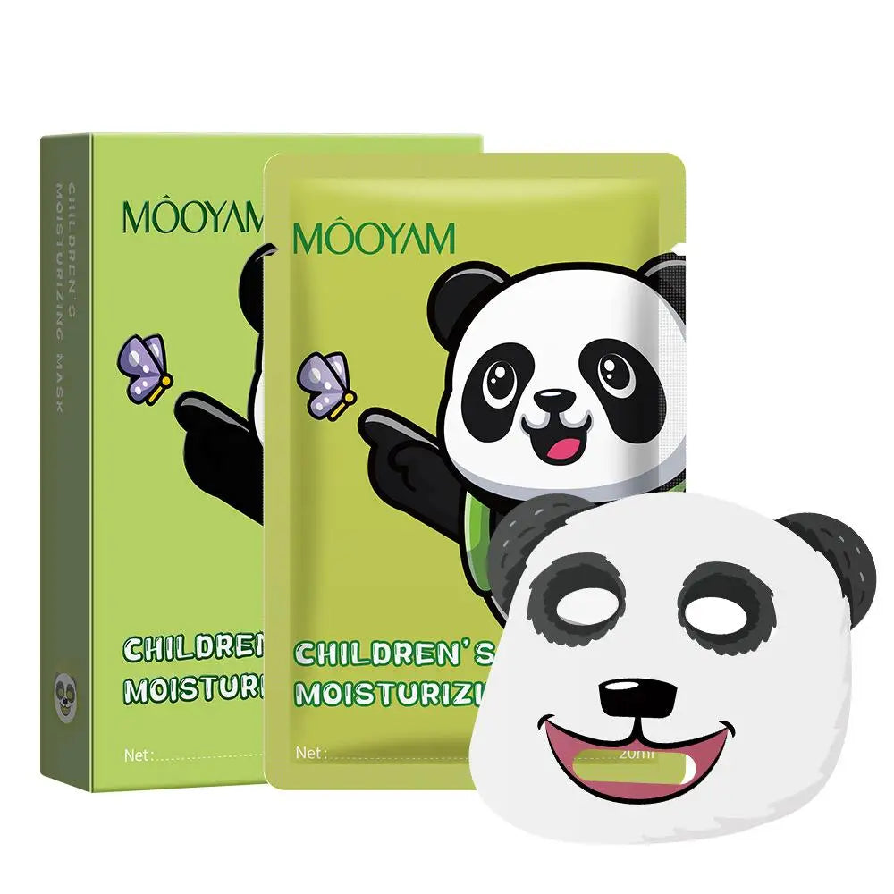 Kids Animal Character Sheet Face Masks – Collagen Hydrating 5 Pack Kids Sheet Face Mask Oasis Select green