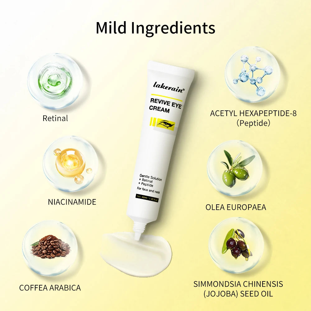 Lakerain Eye Cream Minimize Puffiness Nourishes Enhances Hydration Moisturizes Skin Reduce Dark Circles Eye Care Cream Oasis Select