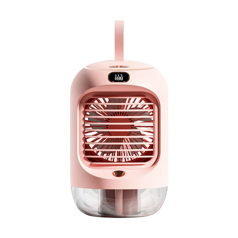 URGGU Mini Desktop Humidifier Fan with Night Light | USB