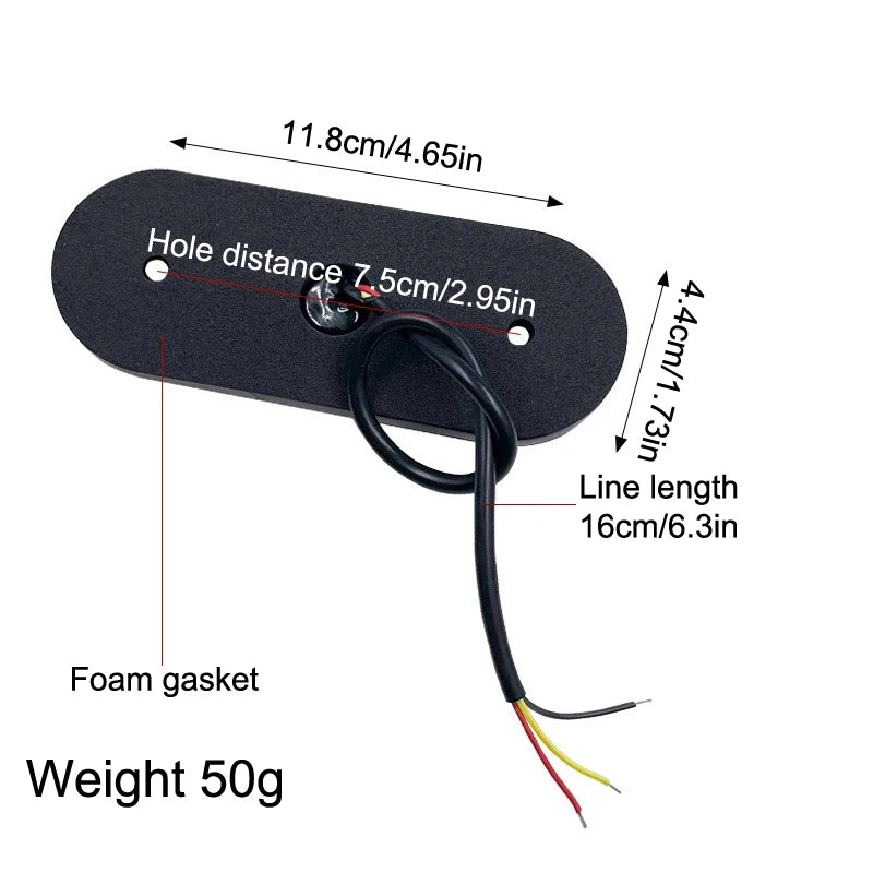 High Visibility 12V/24V LED Side Markers Flashing And Constant Light Modes For Trucks Trailers And Motorcycles Oasis Select
