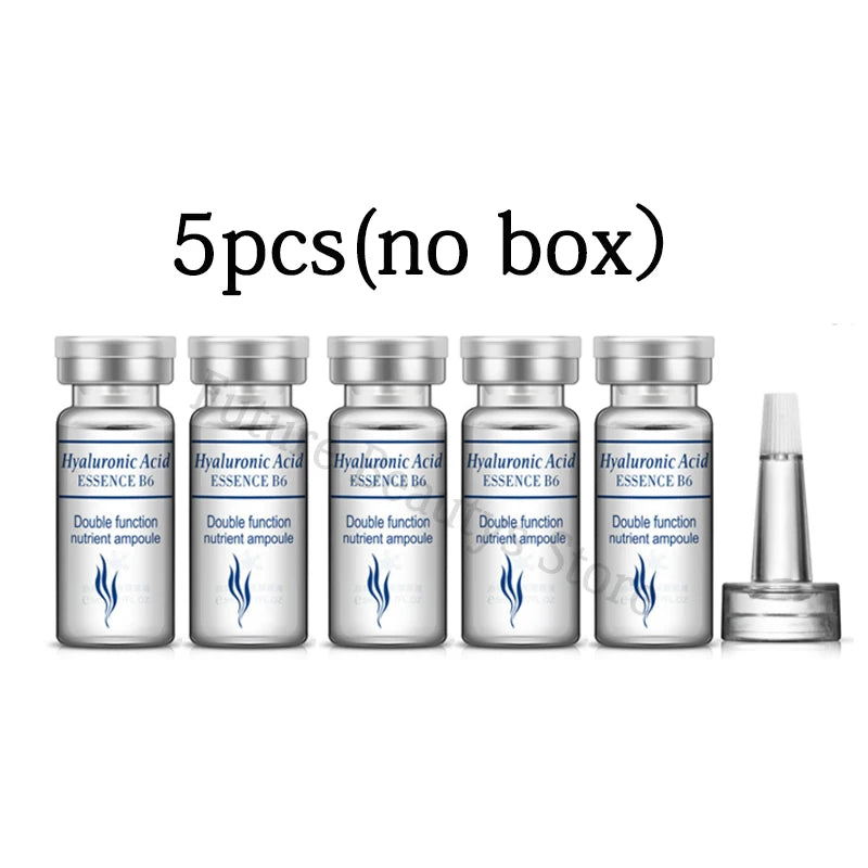 BIOAQUA Hyaluronic Acid & Vitamin C Face Serum Set – 10 x 5ml Hydrating Face Serum Oasis Select 5pcs(no box)