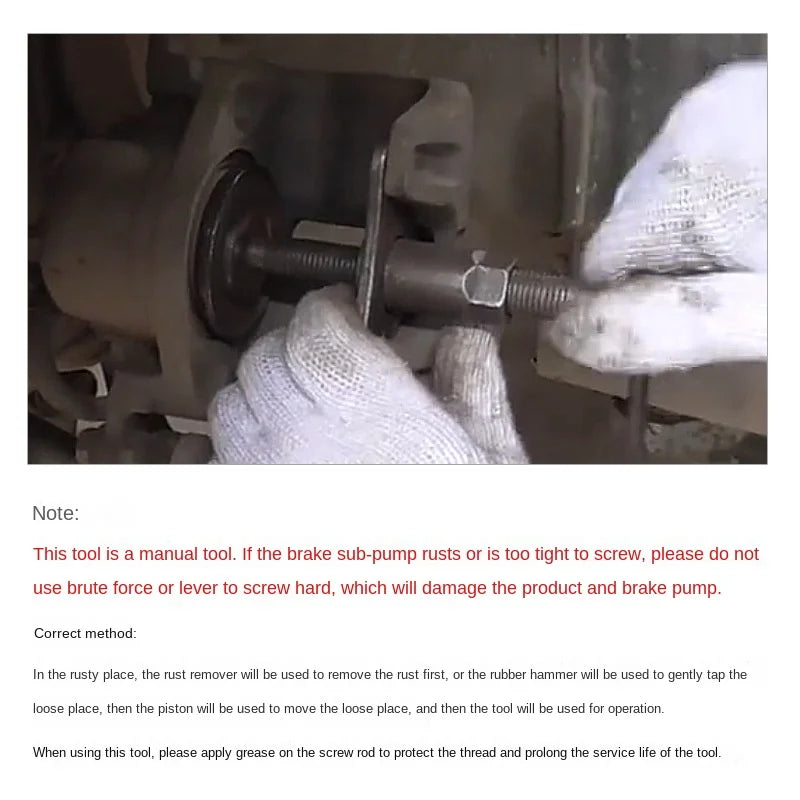 Disc Brake Cylinder Adjustment Assembly Replacement Brake Disassembly Separator Brake Caliper Piston Top Return Tool Auto Parts Oasis Select