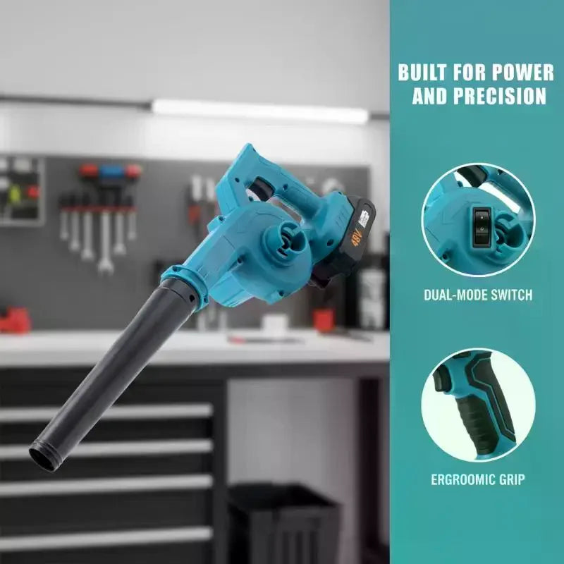 Cordless 2-in-1 Air Blower & Vacuum | Car, Garden & PC Cleaning