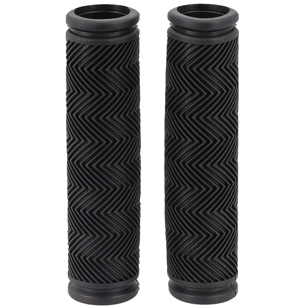 2PCS Black Mountain Bike Handlebar Grip Soft Rubber Non-Slip MTB Grips 22.2x117mm Anti-skid Bicycle Grips For Cycling DIY Decor Oasis Select 1pair