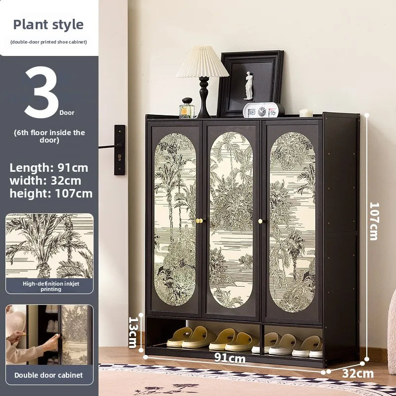 Shoe cabinet, multi-layer indoor corridor outside the door of the home, simple storage cabinet, dustproof, new storage cabinet Oasis Select Sanmen 8