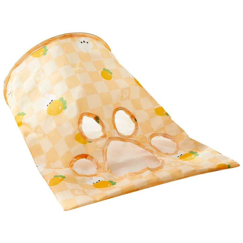 New Foldable Ring Paper Cat Tunnel Toy Cat Drill Pocket Rolling Earth Dragon Channel Toy Oasis Select