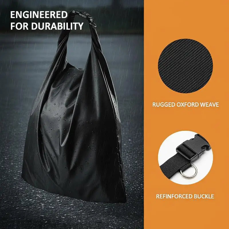 Portable Travel Motorcycle Waterproof Bag With Combination Lock Anti Theft Motorbike Helmet Storage Luggage Tool 1PC Oasis Select