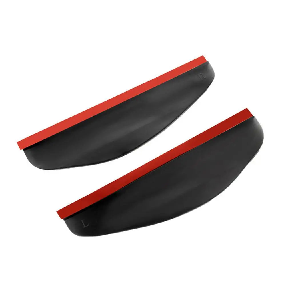 2PCS/Set Car Rearview Mirror Rain Guard Universal Flexible Rearview Mirror Eyebrow Rain Cover Sun Visor Shade Cover Protector Oasis Select