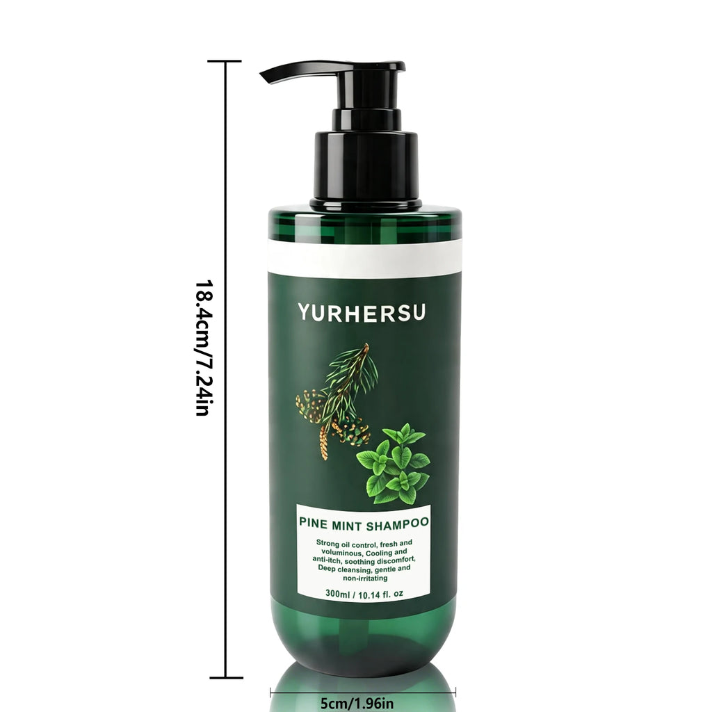 Pine & Peppermint Shampoo – Anti-Dandruff & Oil Control 300ml Anti-Dandruff Shampoo Oasis Select
