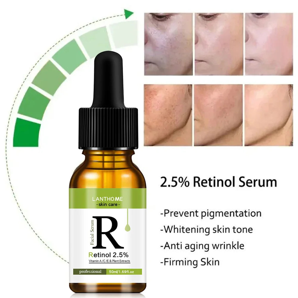 Retinol Aging Removes Wrinkles Serum Pore Shrinking Serum Whitening Moisturizing Serum Pigment Spots Remove Face Firming Oil Oasis Select