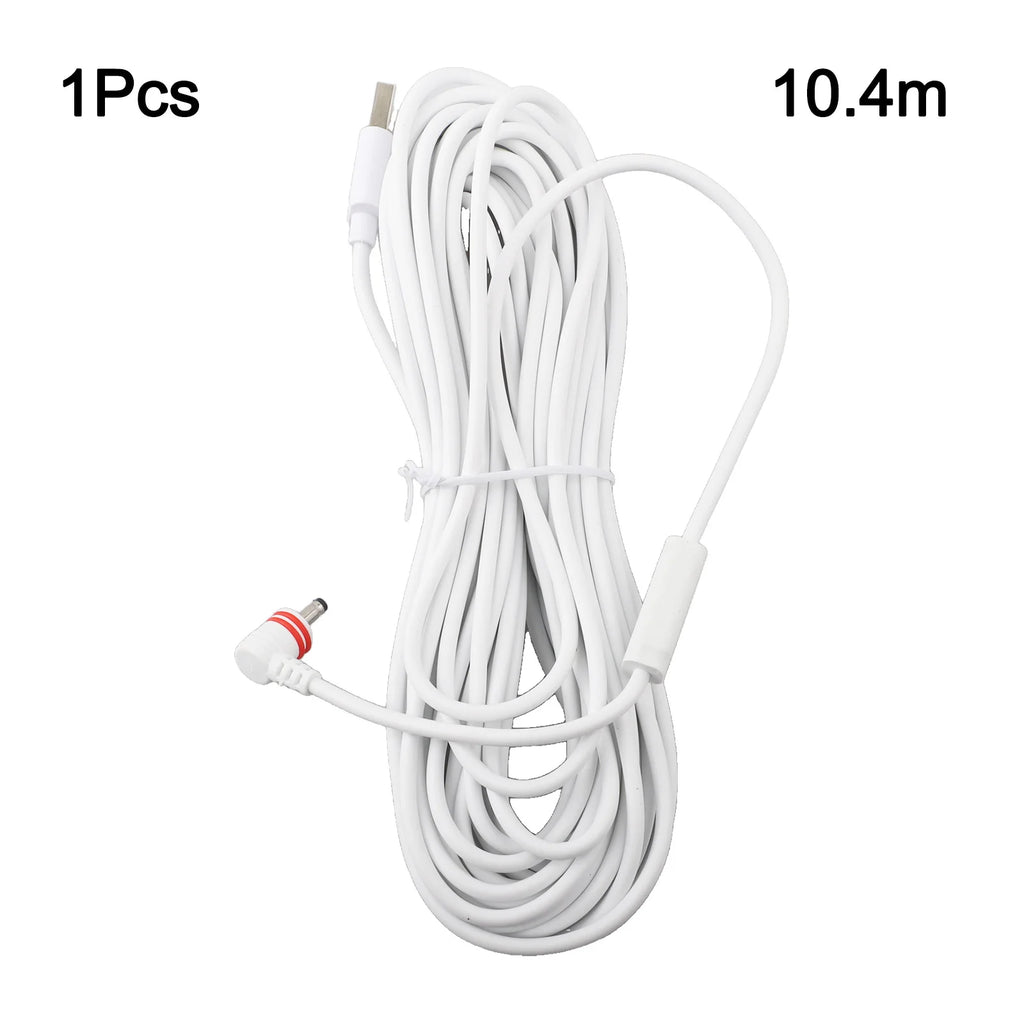 7 6m/10m Power Cable with Adapter Compatible with For Ring Spotlight Cam Series Weatherproof and Safe Charging Oasis Select 10 m