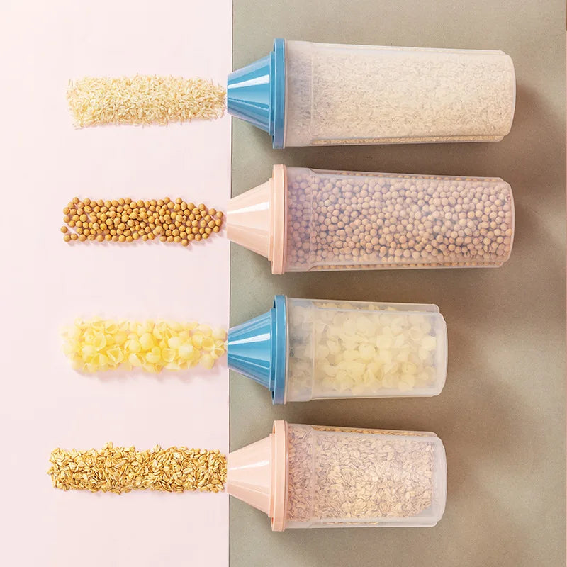 Kitchen Supplies Transparent Plastic Storage Tank Kitchen Storage Tank Sealed Fresh Milk Powder and Grains Storage Tank Oasis Select