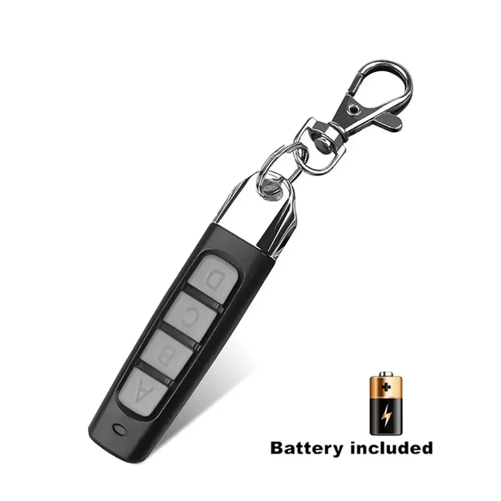 433MHz Copy Remote Control RF 4 Channe Transmitter KeyChain Garage Door Electric Gate Opener Duplicator Cloning Code Controller Oasis Select Silver