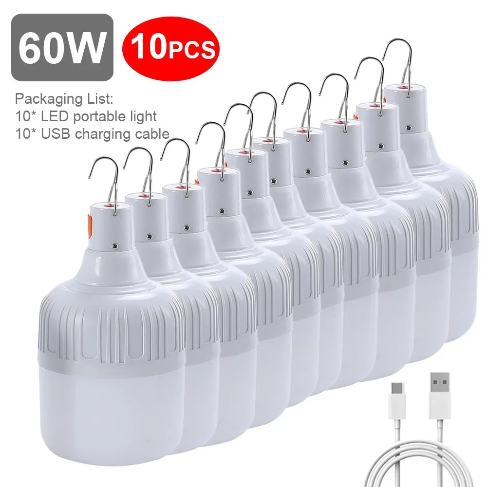 USB Rechargeable LED Camping Lantern | Hanging Tent Light