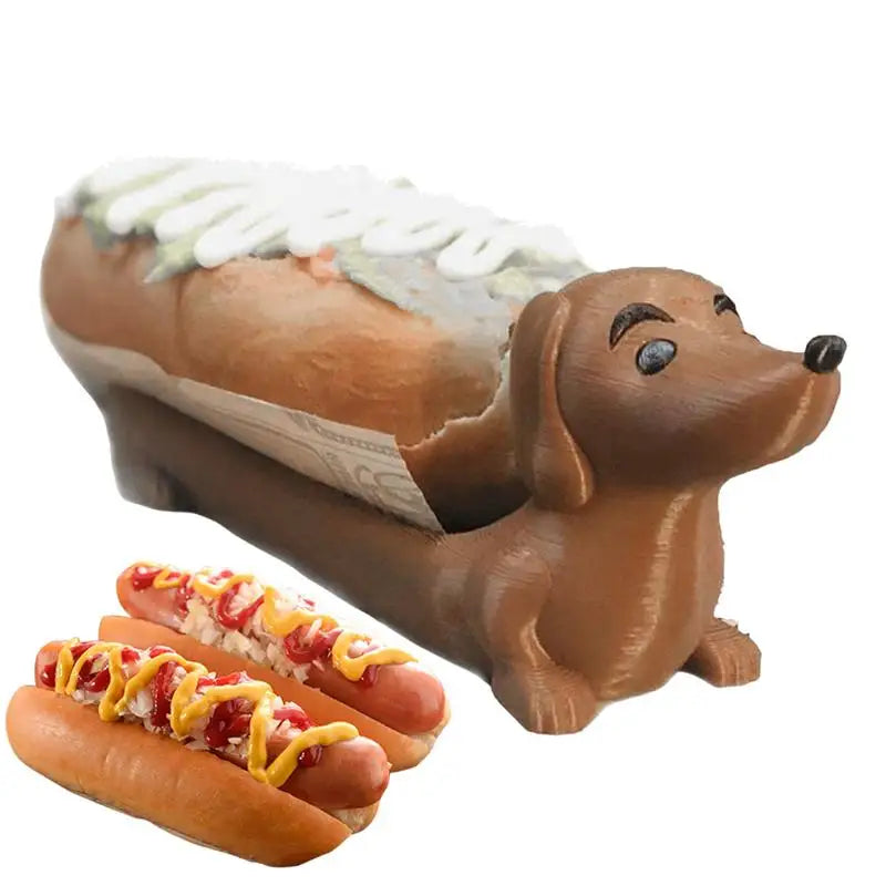 Hot Dog Dachshund Tray Funny Hot Dogs Serving Tray Funny Snack Dinner Tray Holder Hot Dog Holder for Home Family Gatherings Oasis Select