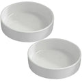 2pcs Brazilian Wood Pallet Desk Decor Elegant Ceramic Plates Plant Pot Base Brazilian Wood Tray Jewelry White Tray Decoration Oasis Select White