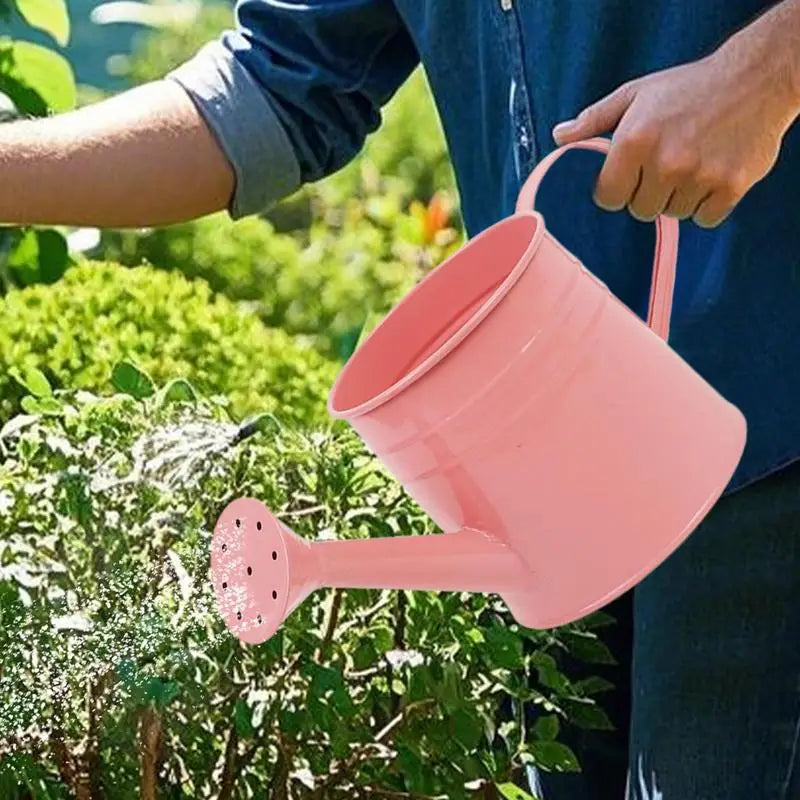 Small Watering Can For Indoor Plants 1L Long Spout Flower Watering Can Flower Arrangement Bucket Metal Planter Pot For Garden Oasis Select