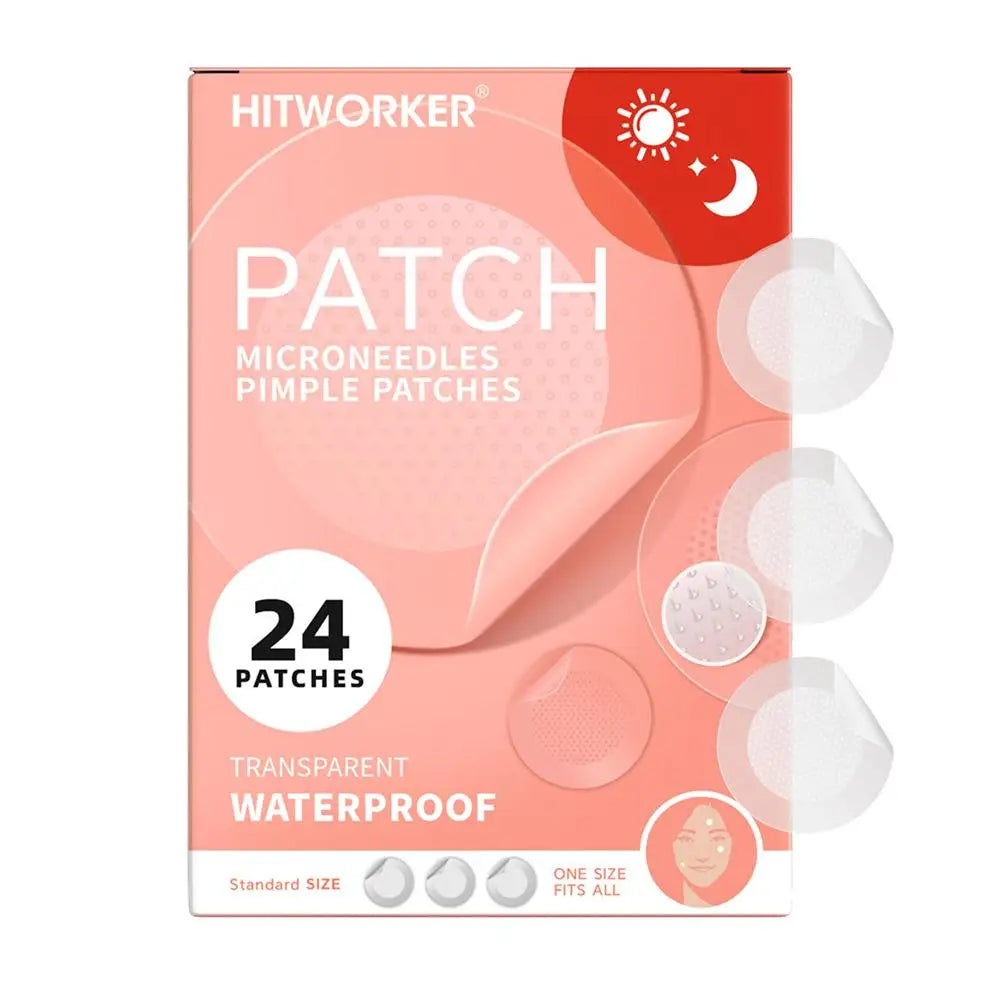 Microneedle Acne Patch Acne Removal Waterproof Smooth Concealer Invisible Breathable Patch Acne Cover Patches Gentle Makeup Tool Oasis Select A