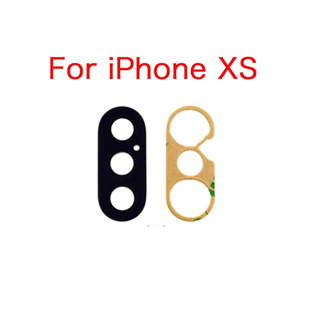 iPhone X XS XS Max XR Rear Camera Lens Glass + 3M Adhesive