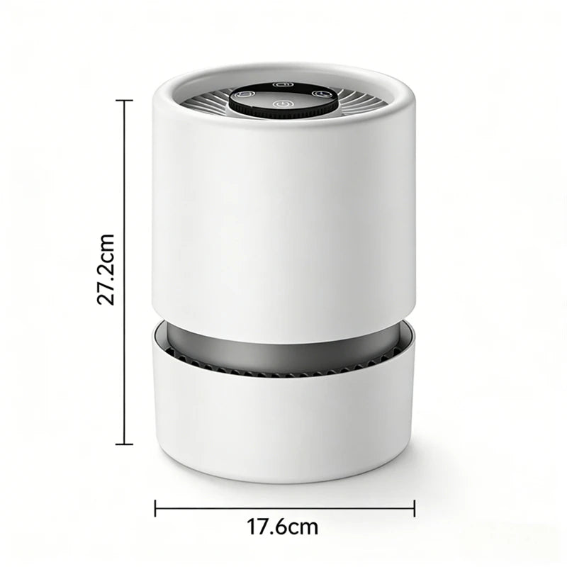 USB HEPA Air Purifier – Negative Ion & Aromatherapy | 21–30㎡