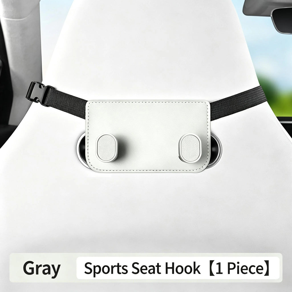 2-in-1 Car Headrest Hook & Phone Holder | Backseat Organizer