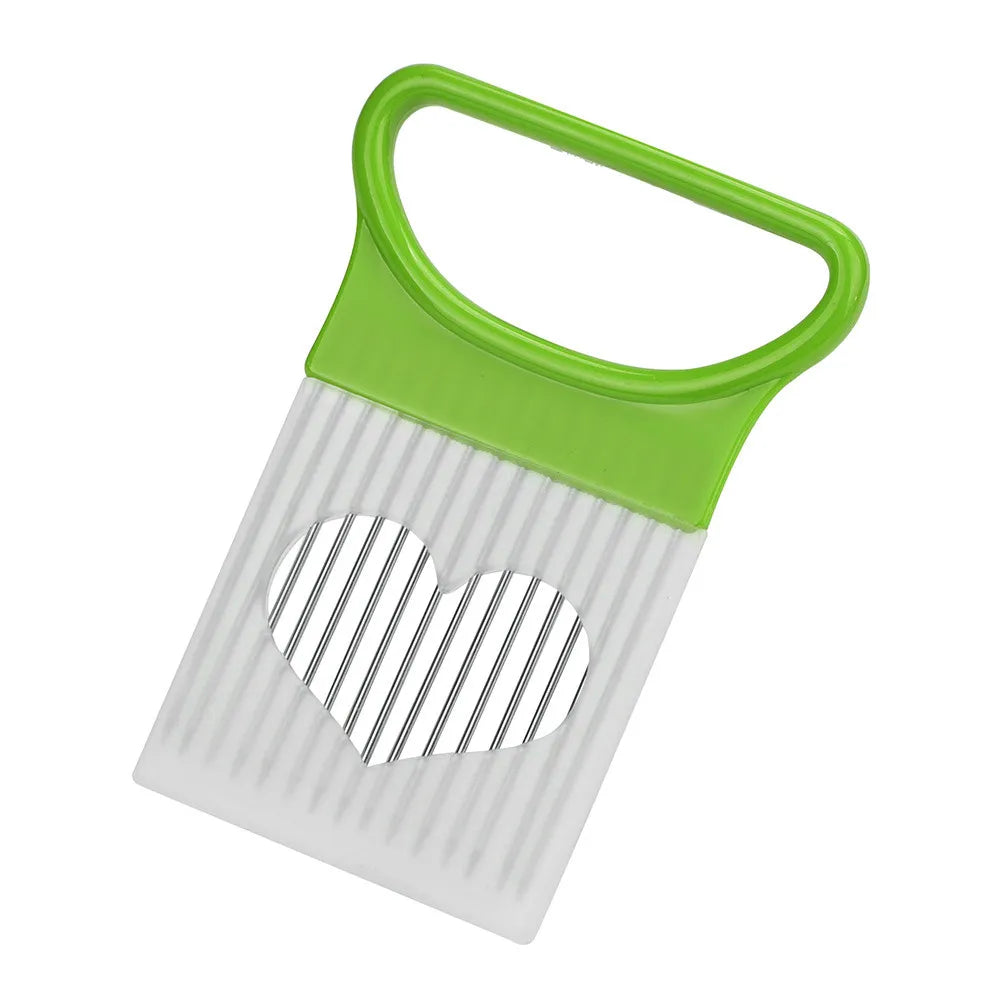 Stainless Steel Onion & Vegetable Slicer Holder Fork Vegetable Slicer Holder Oasis Select Green