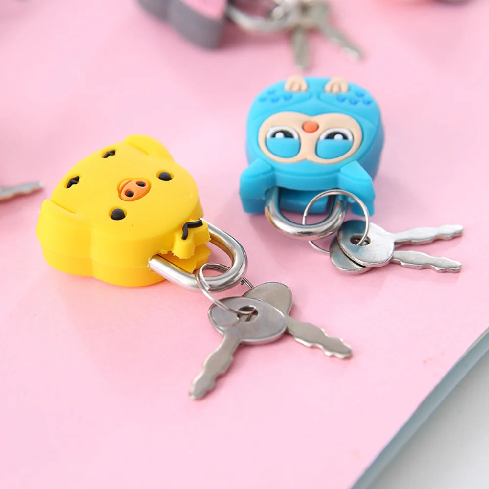 Lock-Padlock Drawer-Cabinet Backpack Suitcase Luggage Metal Mini Cute Handbag Cartoon For Traveling Outdoor Backpack Security Oasis Select