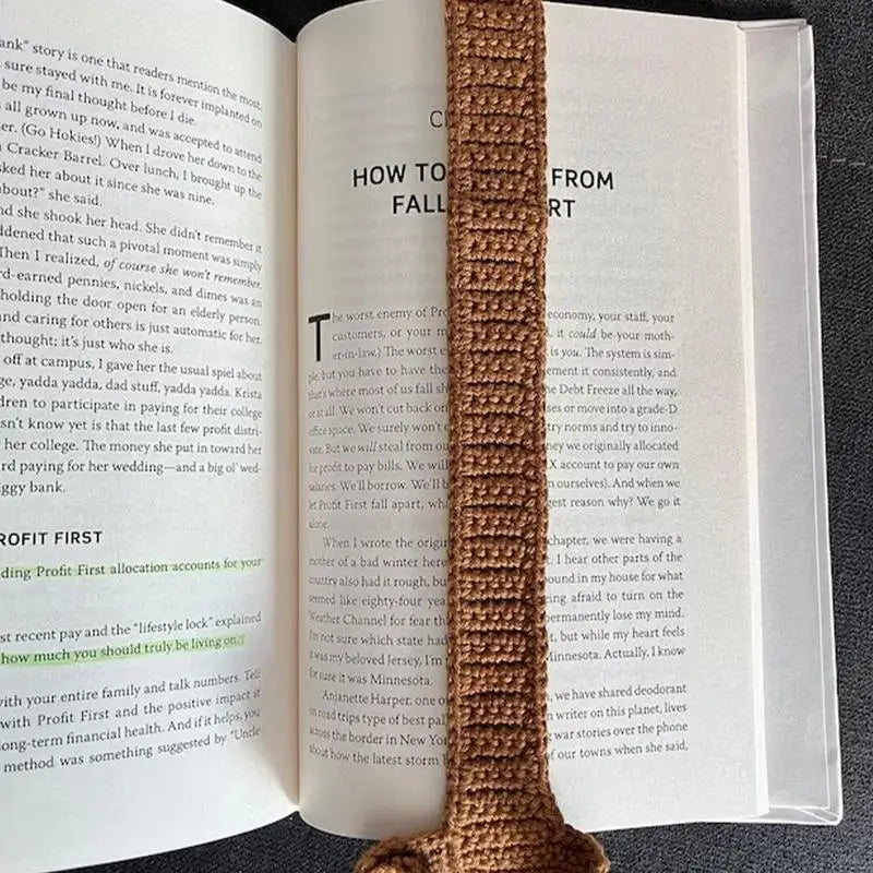 Crochet Bookmarks Knitted Brown Dog Bookmark Beautiful Crochet Animal Book Mark Reading Accessories Dachshund Bookmarks gift Oasis Select