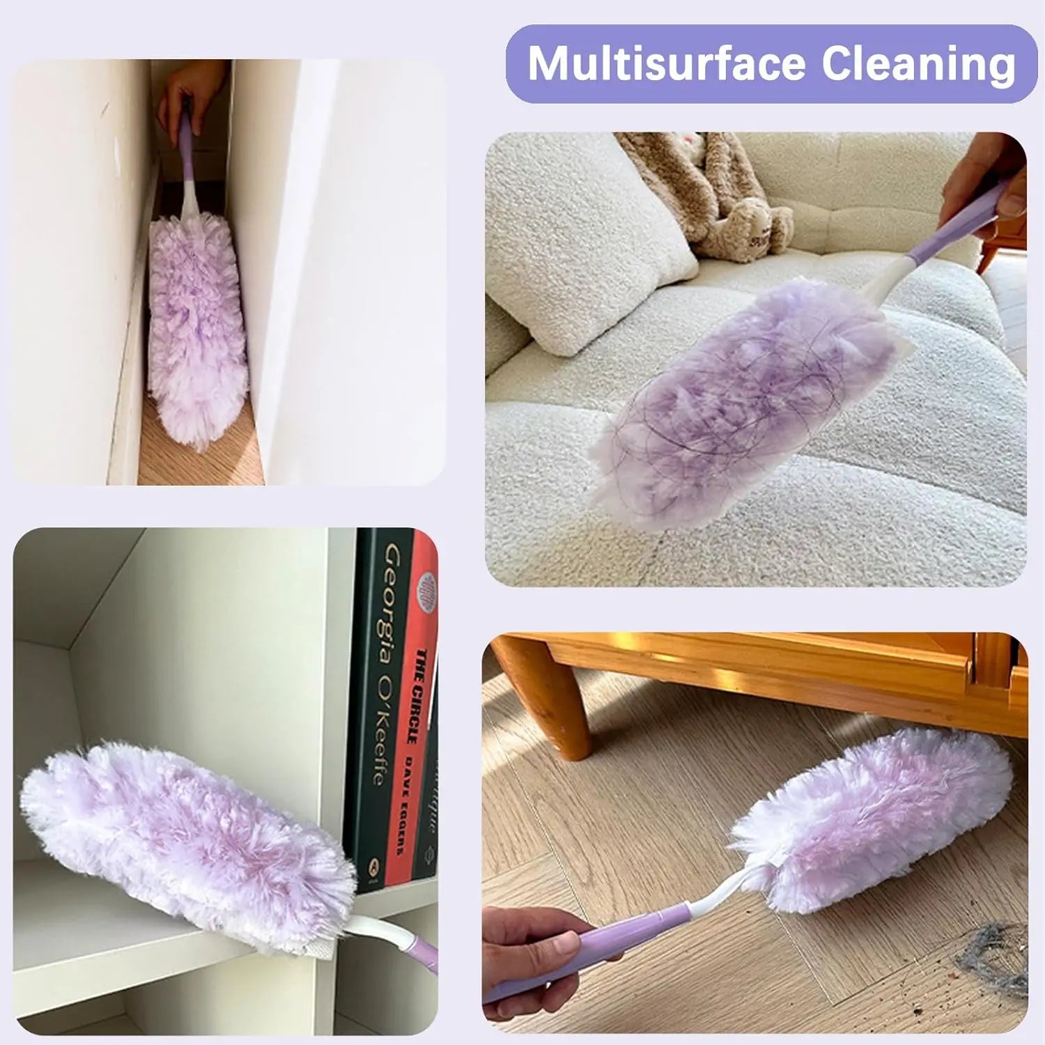 1 Set Multi-Surface Cleaning, Heavy-Duty Duster Refills with Fluffy Fibers,Dusting Tool, Suitable for Windows,Electronic Devices Oasis Select