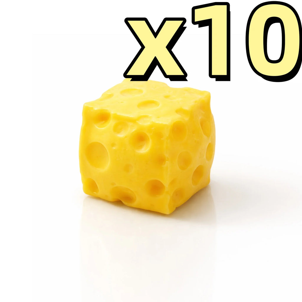 Squishy Cheese Squeeze Toy Relieve Anxiety Stress Ball Simulated Food Adult Kid Friendly Soften Shapeable Fingertip Sensory Toys Oasis Select 10pcs