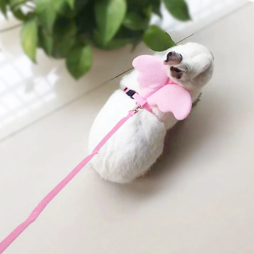 Angel Pet, Callduck Harness Leash, suitable for cats, rabbits, Callduck, pet chickens, turtles, small pet harness, gift Oasis Select