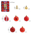Christmas Balls Decorative Balls Blue Gray Orange (As Pictures Show) High Quality Practical Quality Is Guaranteed Oasis Select Red China Mainland
