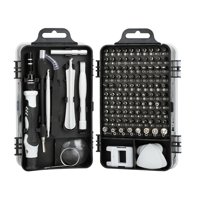 115 in 1 Precision Screwdriver Set Professional Multi-Function Repair Tool with 98 Magnetic Screw Driver Bits for iPhone Glasses Oasis Select 115 in 1