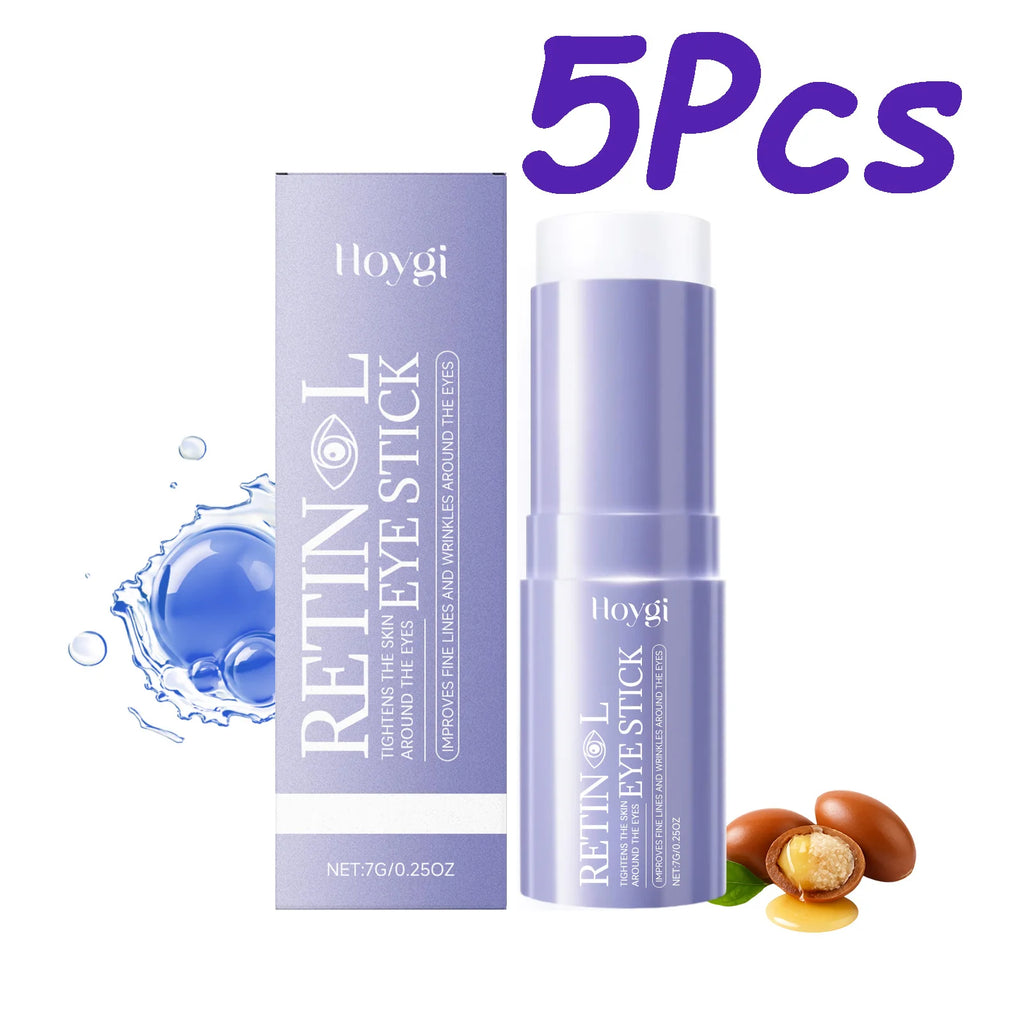 Hoygi Retinol Eye Cream Stick – Dark Circles & Anti-Aging Retinol Eye Cream Oasis Select 5 x 7g Boxed