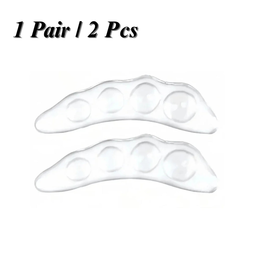 Soft Forefoot Pads Anti-Slip Self-Adhesive Gel Cushion Shoe Inserts for Women High Heels Sandals Flip Flops Comfortable Oasis Select 1 Pair
