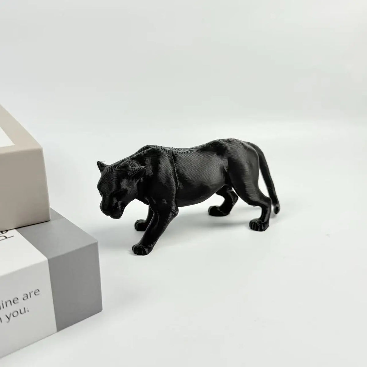 3D Print Creative Black Statue Ornament Werewolf Horse Cat Griffin Bat Ornament Realistic Animals Home Desk Decoration for Gift Oasis Select