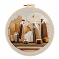 Christmas Cross Stitch Nativity Scene Embroidery Kit Non-finished Products DIY DIY Religious Vintage Embroidery Cross Stitch Set Oasis Select style 4