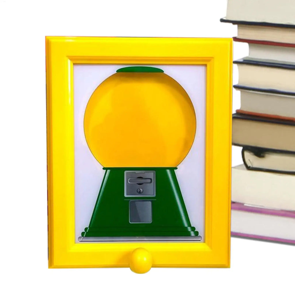 Candy Dispenser Photo Frame Automatic Candy Dispenser Wall Photo Frame Creative Vending Toy Decorative Snack Container for Party Oasis Select