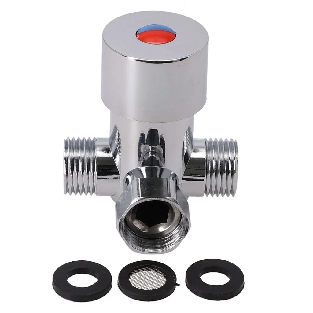 High Quality Mixing Valve Inlet Valve Thickened Brass Wash Basin Water Valver Home Plumbing Induction Tap Thermostatic Oasis Select