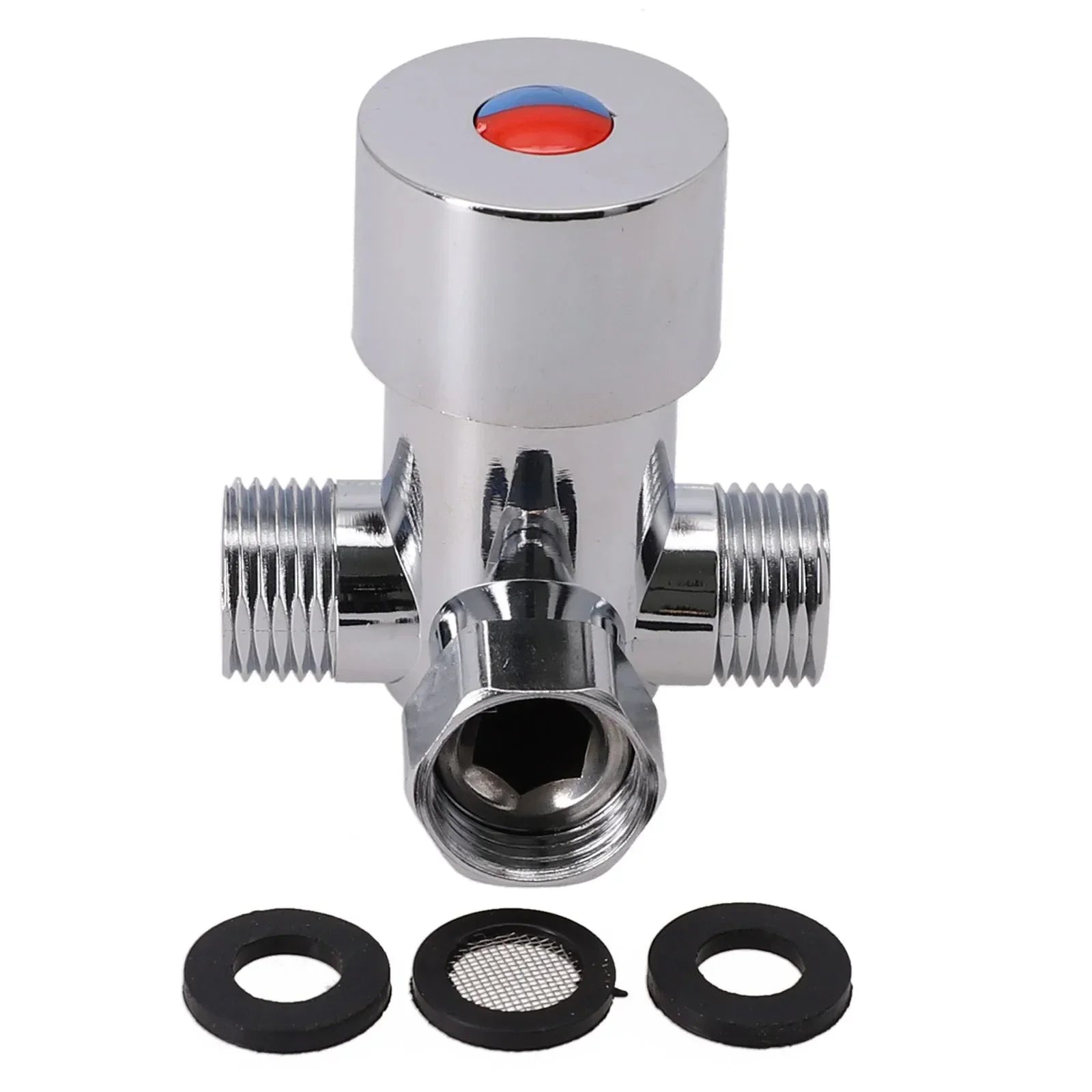 High Quality Mixing Valve Inlet Valve Thickened Brass Wash Basin Water Valver Home Plumbing Induction Tap Thermostatic Oasis Select