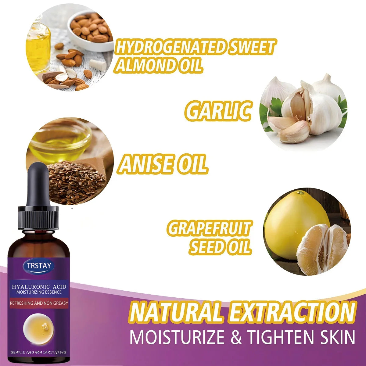 Natural Garlic Hip Lifting Essential Oil | Body Firming Oil