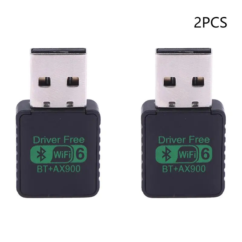 AX900 Driver Free Dual Band 2.4/5GHz Wireless Network Card WIFI6 Bluetooth 5.4 Adapter Dual Band Signal Reception Dongle Oasis Select 2PCS