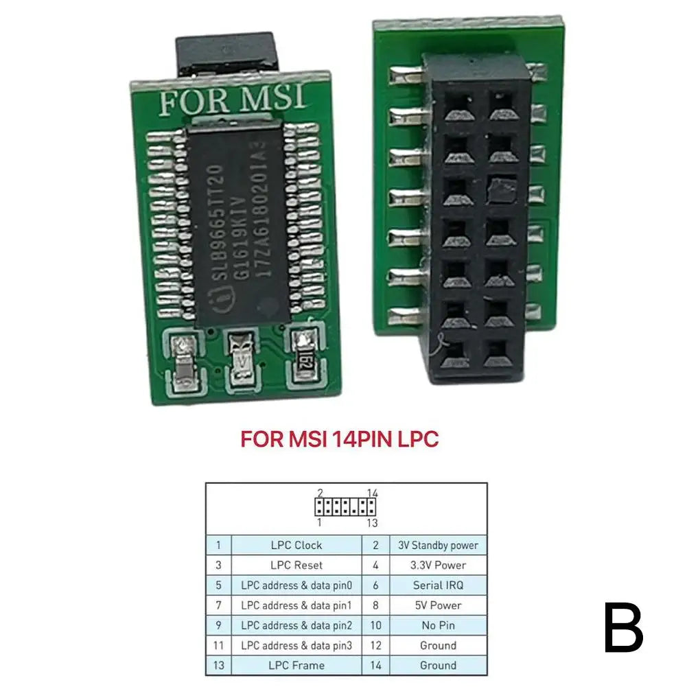 TPM 2.0 Module 12/14/18/20 Pin LPC – ASUS MSI Gigabyte ASRock