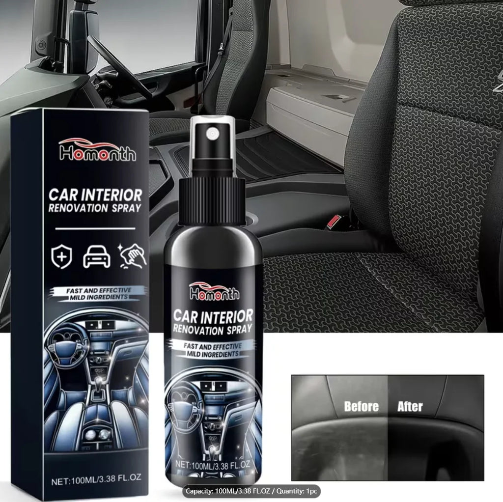Car Interior Plastic & Leather Cleaner, Polish & Anti-Oxidation Car Interior Care Oasis Select