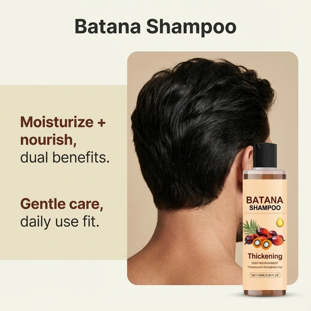Batana Oil Shampoo – Hydrating, Volumizing & Oil Control Hair Care Shampoo Oasis Select
