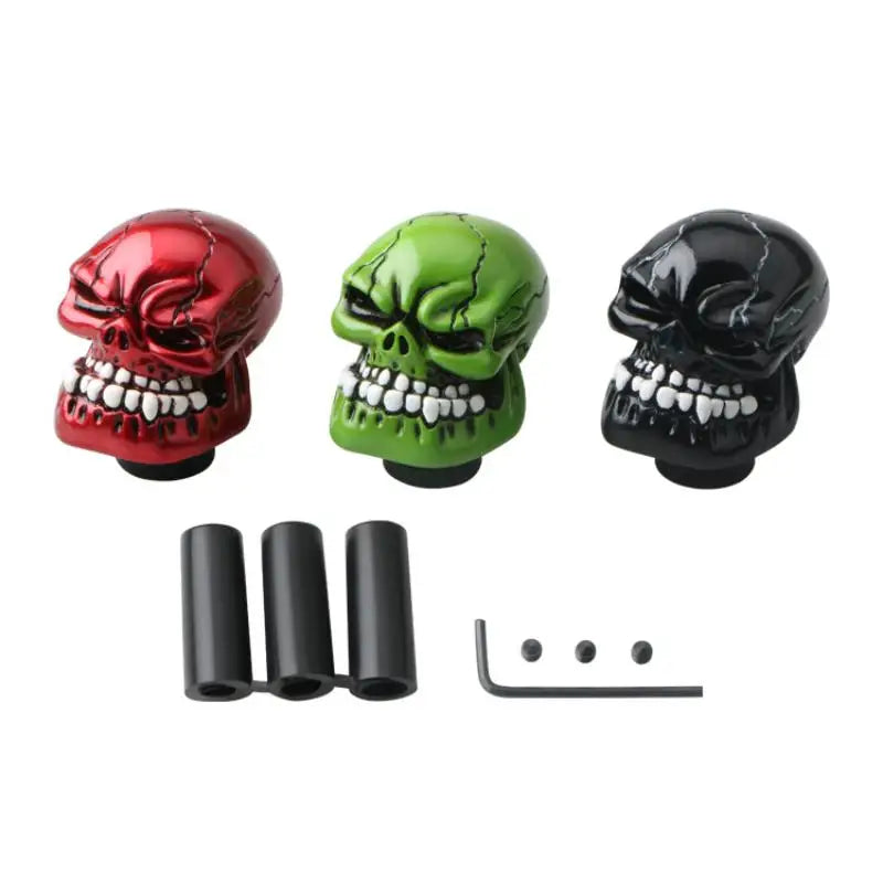 Universal Skull Gear Shift Knob; Essential Upgrade for Manual Transmission Lever Car Modification Oasis Select