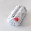 1Pcs Cute Cake Cosmetics Bag Swiss Roll Plush Pencil Case Kawaii Large Capacity Stationery Organizer School Girls Gift Oasis Select A1